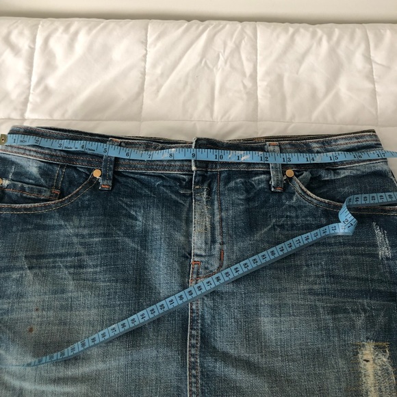 Marciano Mini Denim Skirt - Picture 7 of 7